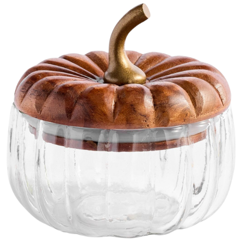 Pottery Barn (US) Glass Pumpkin Lidded Bowl