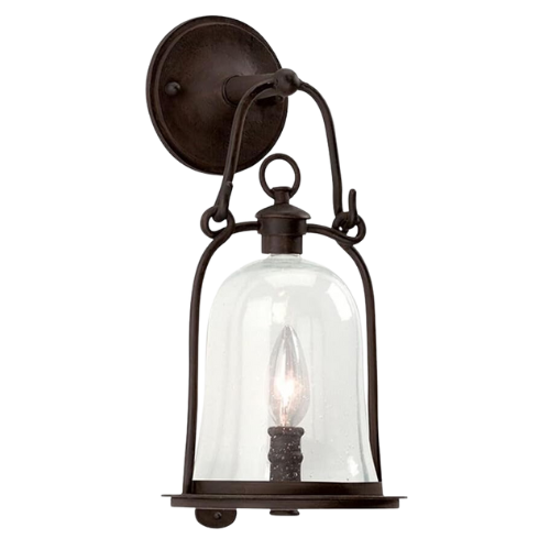 bronze antique wall sconce candle lantern