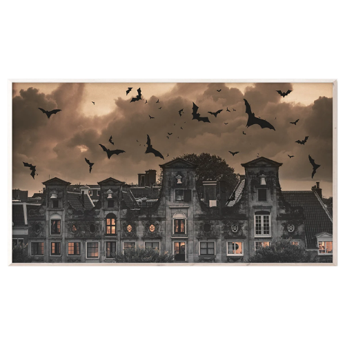 Haunted House Frame Tv Art