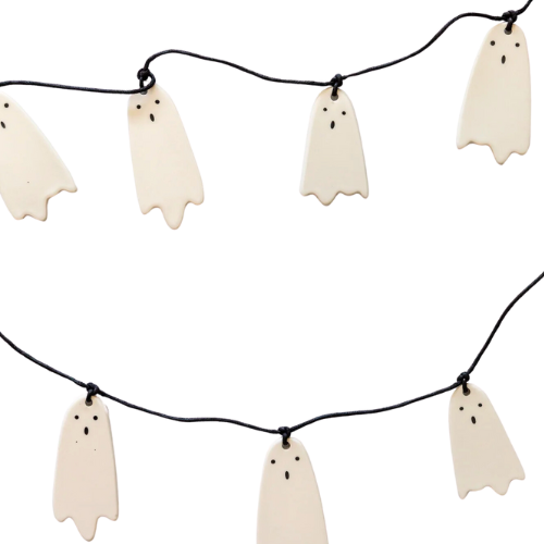 House of Jade Home Ceramic Ghost Garland