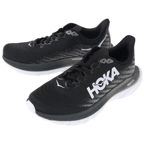 Men's Black Hoka Running Athletic Shoes