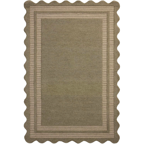 CLJ x Loloi Scottie Olive Pebble Rug