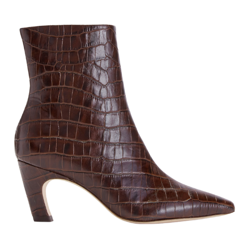 Everlane Banana Heel Snakeskin Boot