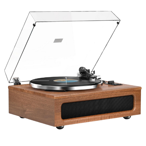 All-in-One Vintage Record Player