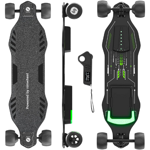 Amazon isinwheel V8/V6/V10 Electric Skateboard with Remote, 1200W/450W/3000W Brushless Motor, 30 Mph /12Mph/32Mph Top Speed, Electric Longboard for Adults ＆Teens