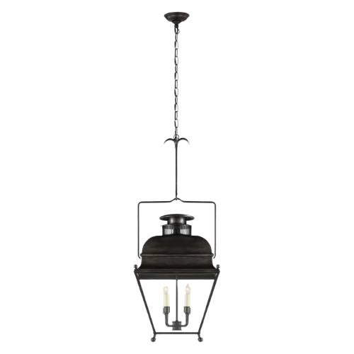 traditional pendant lantern black bronze