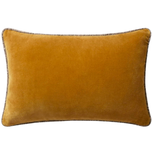 CLJ x Loloi Liza Gold Lumbar Pillow