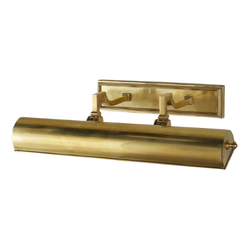 brass gold picture light