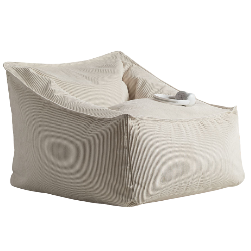 Pottery Barn Teen Corduroy Ivory Modern Lounger