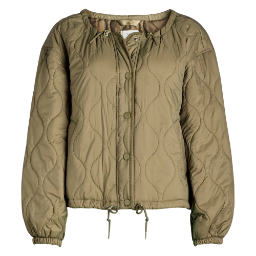 Free Assembly Quilted Parachute Jacket