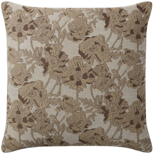 CLJ x Loloi Matilda Beige Mocha Pillow