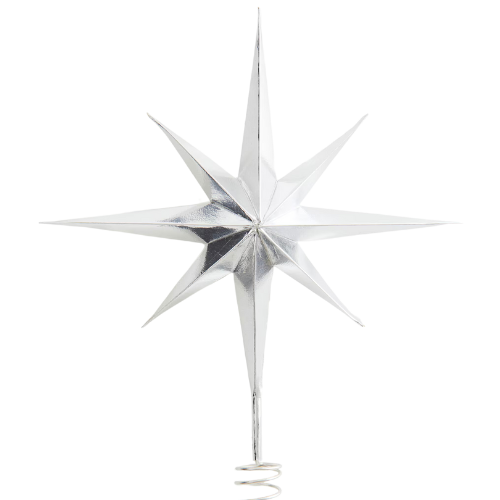 H&M Christmas Tree Star Topper - Silver-colored