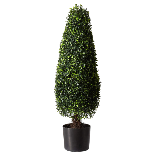 3' boxwood faux topiary bush