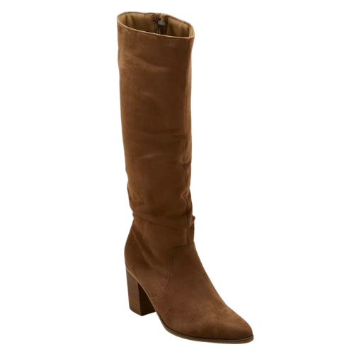 Target Junie Knee High Suede Heeled Boot