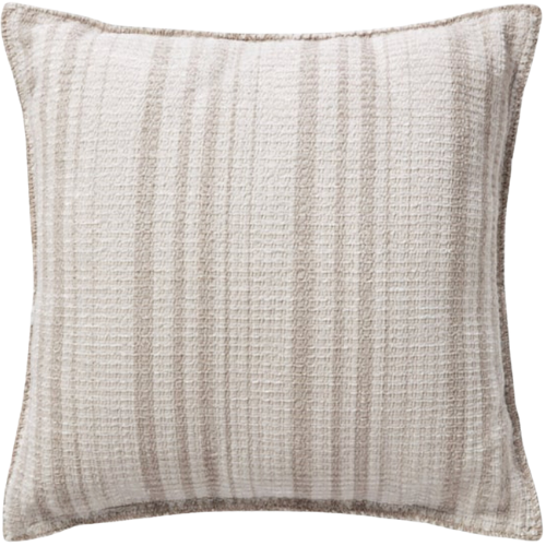 CLJ x Loloi Sam White Beige Pillow