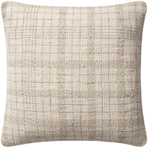 CLJ x Loloi Fern Ivory Beige Pillow