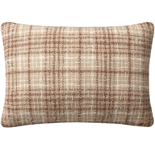 CLJ x Loloi Beau Brown Ivory Pillow