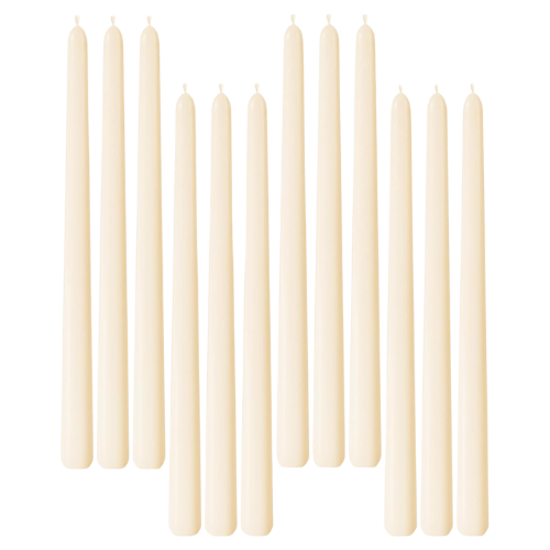 dripless ivory taper candles