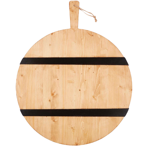 West Elm Black Round Mod Charcuterie Board, Large