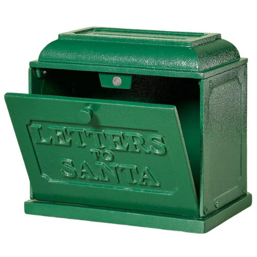 Letters To Santa Novelty Christmas Mailbox Dark Green - Hearth & Hand™ with Magnolia Target