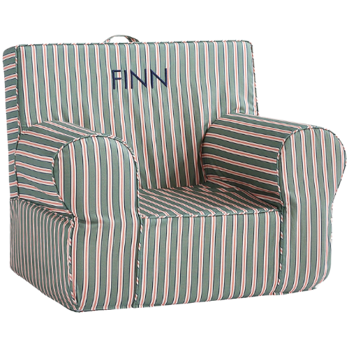 CLJ x Pottery Barn Kids Anywhere Chair Striped Green