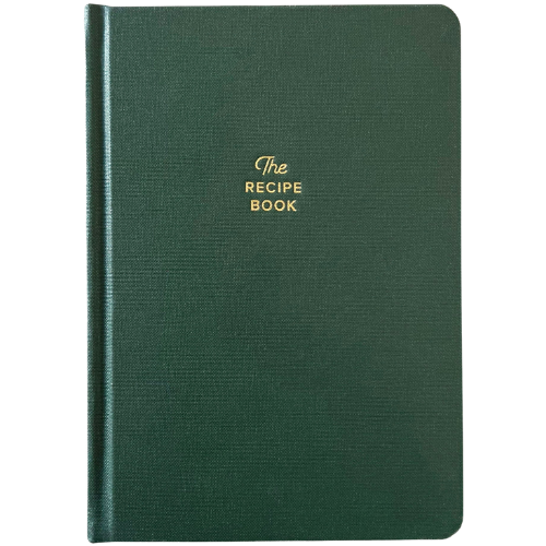 Walmart Kunitsa Co. Recipe Hardcover Blank Recipe Book to Write in Your Own Recipes, 100 recipes (Dark Pine)