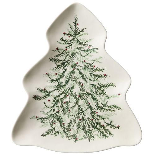 West Elm (US) Tannenbaum Stoneware Serving Platter Christmas Tree