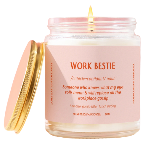 Etsy Coworker Gift Work Bestie Definition Custom Candle