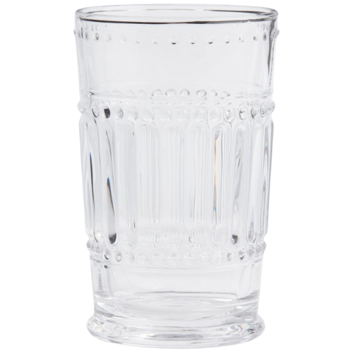 World Market Clear Pressed Highball Glass