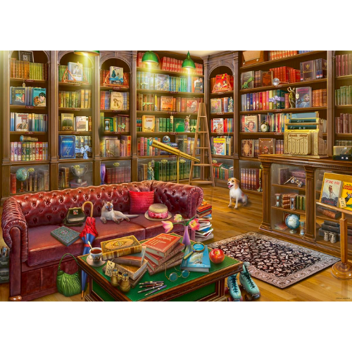 Amazon Ravensburger The Reading Room 1000 Piece Jigsaw Puzzle for Adults | Unique, Pieces | Anti-Glare Surface | FSC Certified, Eco-Friendly | Amazon Exclusive