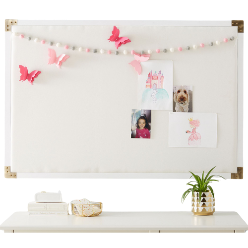 Pottery Barn Kids White Campaign Pinboard bulletin board