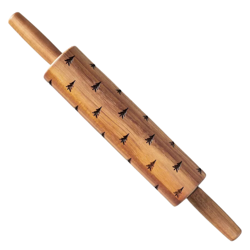 Target 16" Engraved Christmas Tree Pattern Wood Rolling Pin Hearth & Hand Magnolia