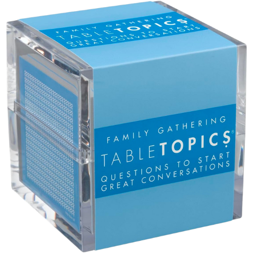 Amazon TableTopics Family Gathering - 135 Conversation Starter Question Cards for Family Parties & Reunions to Share Family Stories & Increase Bonding