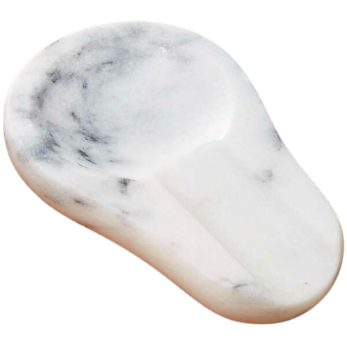 Crate & Barrel French Kitchen Marble Spoon Rest