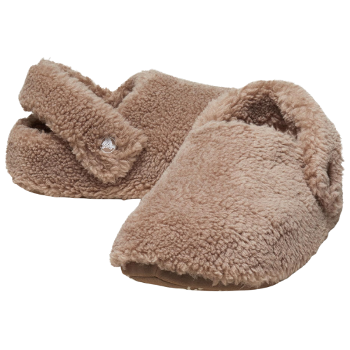 Crocs Classic Cozzzy Slipper fuzzy brown