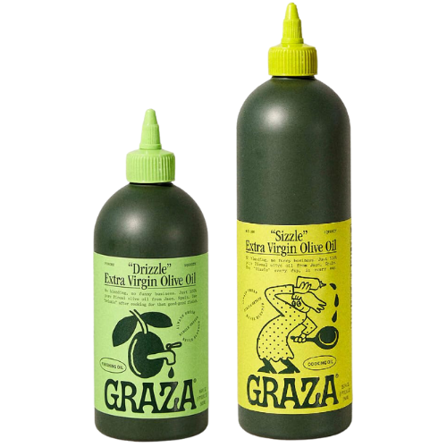 Graza olive oil duo sizzle drizzle