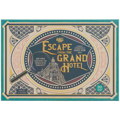 World Market Professor Puzzle Escape From The Grand Hotel Board Game