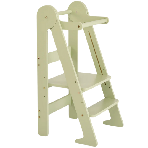 Piccalio Mini Chef Foldable Helper Tower green step stool