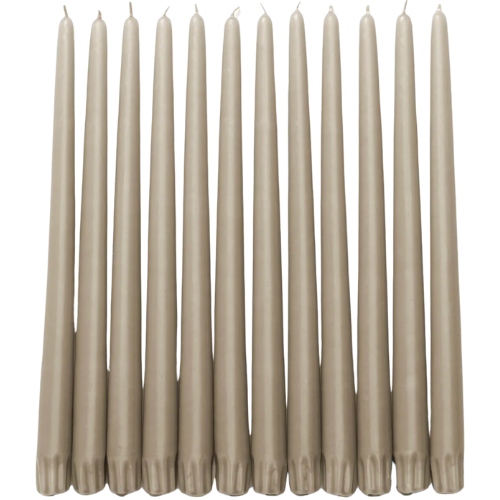 McGee & Co Taupe Taper Candles (Set of 12)