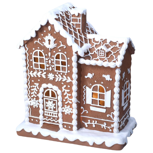 Gingerbread House figurine village resin