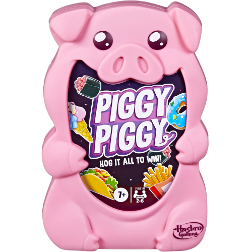 Walmart Piggy Piggy Game, Fun Family Card Games for 2-6 Players, White Elephant Gifts, Ages 7+