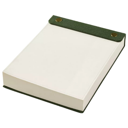 Target 200pg Unruled Notepad Dark Green - Hearth & Hand