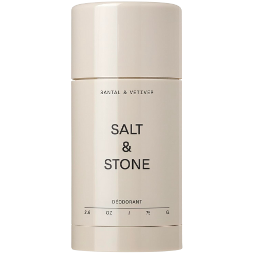 Amazon Santal & Vetiver SALT & STONE Natural Deodorant for Women & Men - Santal & Vetiver | Extra Strength Natural Deodorant | Aluminum Free with Seaweed Extracts, Shea Butter & Probiotics | Free From Parabens & Sulfates