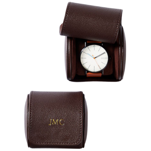 Mark and Graham Single Travel Jewelry Watch Roll Personalized Monogram