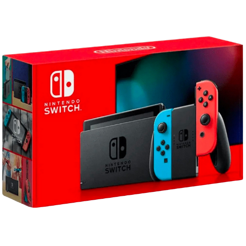 Walmart Nintendo Switch with Neon Blue and Neon Red Joy Con Bundle (JP Edition) Powever Exclusive Bundle