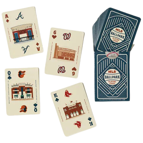 Uncommon Goods MLB Stadium Illustration Playing Cards