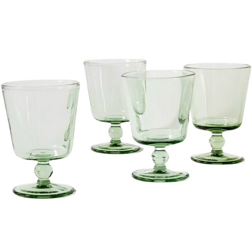 Target 4pc Glass Drinkware Set Green - Threshold™ designed with Studio McGee