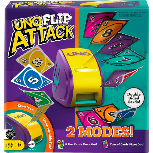 Walmart UNO Flip Attack Card Game for Family Nights, Game Nights, Travel, Camping & Parties