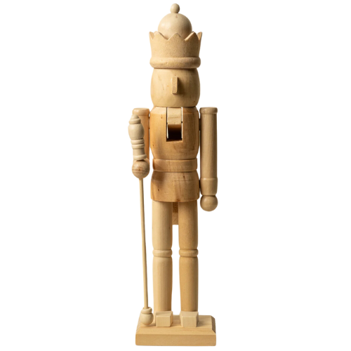 McGee & Co. (US) Wooden Nutcracker with Scepter