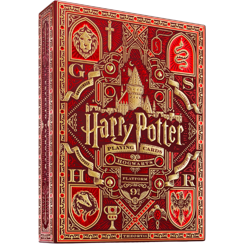 Amazon Harry Potter Playing Cards - Red (Gryffindor)